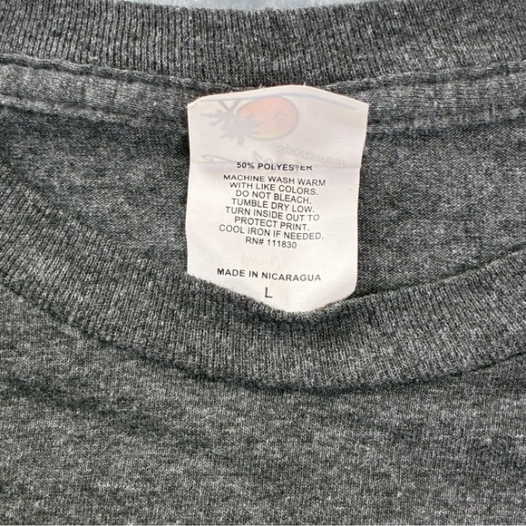 Kid Rock American Rock N Roll T-Shirt Size Large Heather Gray Detroit Rap USA - Picture 6 of 9